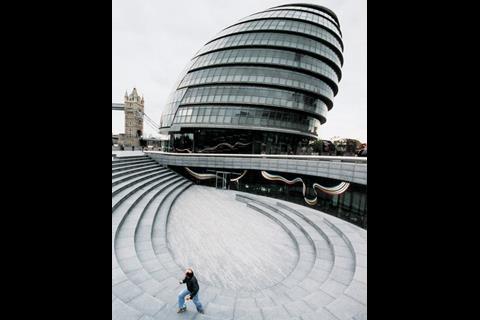 Repelling: The Greater London Authority moved into City Hall in July 2002. 